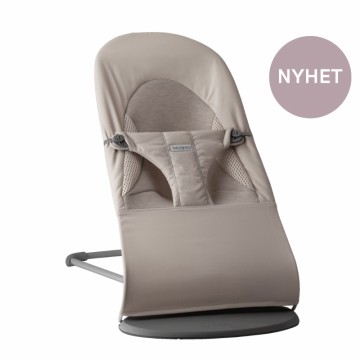 BabyBjörn Balance Soft Vippestol Woven/jersey, Sand Grey