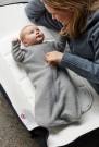 Voksi Babybag i ullfleece, Melange Grey thumbnail
