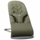 BabyBjörn Bliss Vippestol, Vevd Bladmønstret Quilt, Dark green thumbnail