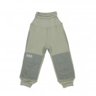 Voksi Wool fleece pants, Misty Green thumbnail