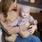 Voksi Baby Booties, Dark Sand thumbnail