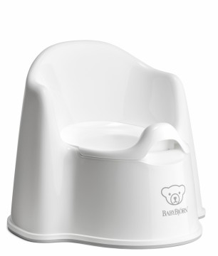 BabyBjörn Pottestol (Potty Chair), White/Grey