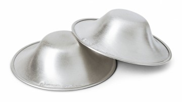 Silverette Brystknopp beskyttere i sølv XL