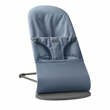 BabyBjörn Bliss Vippestol Vevd, Lyseblå Mélange