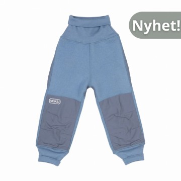 Voksi Wool fleece pants, Blue Bell