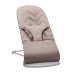 BabyBjörn Bliss Vippestol Vevd Bladmønstret Quilt, Sand Grey